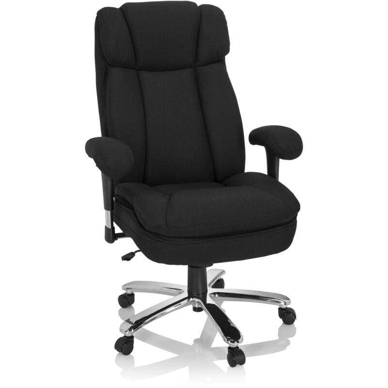 Schwerlaststuhl / Bürostuhl Builder Xxl I Stoff Schwarz Hjh Office