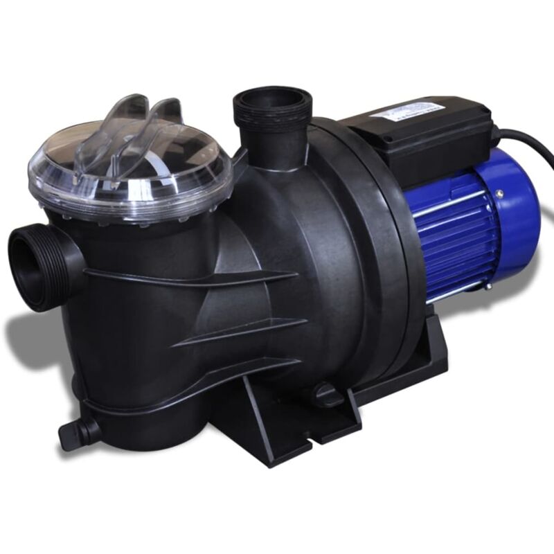 Vidaxl - Schwimmbadpumpe Umwälzpumpe Poolpumpe Pumpe Elektronik Blau 800w