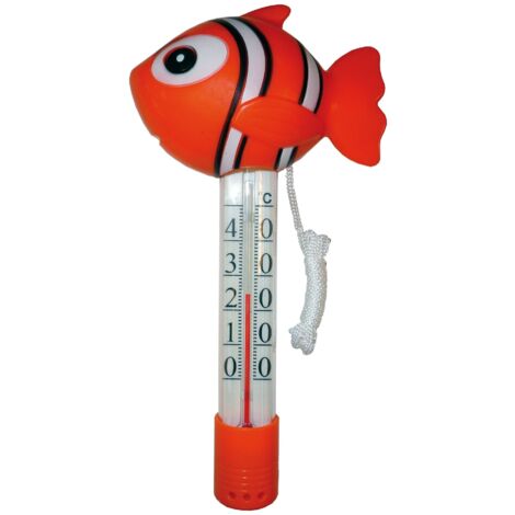 Schwimmbadthermometer Clownfisch rot