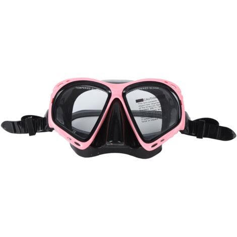 Schwimmbrille mit großem Sichtfeld, guter Abdichtung, Antibeschlag, doppeltem Gummiband, wasserdicht, pink, Geschenk