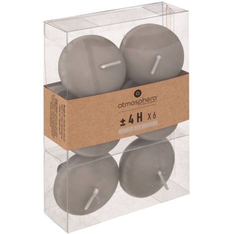Schwimmende Kerze - taupe - 25g