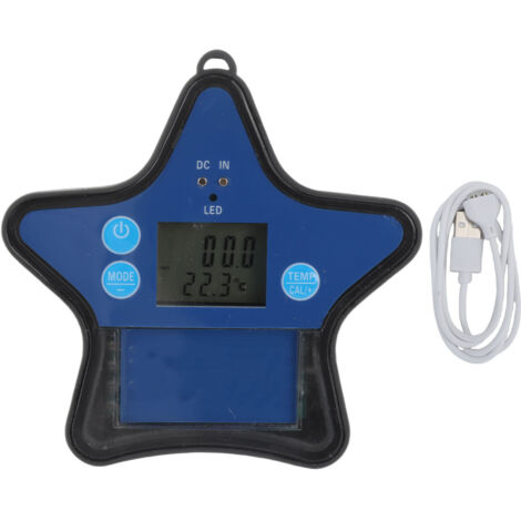 Schwimmender Bluetooth-Wasserqualitätstester, misst pH-Wert/ORP/CL/TDS/Salzgehalt/Temperatur für Schwimmbäder/Aquarien/Hydroponik