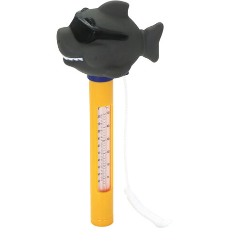 Schwimmendes Poolthermometer in Form eines Cartoon-Tieres mit Schnur, geeignet für Innen- und Außenpools, Spas, Whirlpools und Fischteiche.