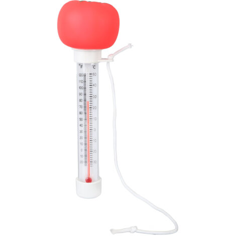 Schwimmendes Poolthermometer in Tomatenform – Präzises und dekoratives Temperaturmessgerät