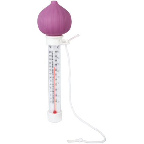 Schwimmendes Poolthermometer in Zwiebelform – präzise und dekorativ
