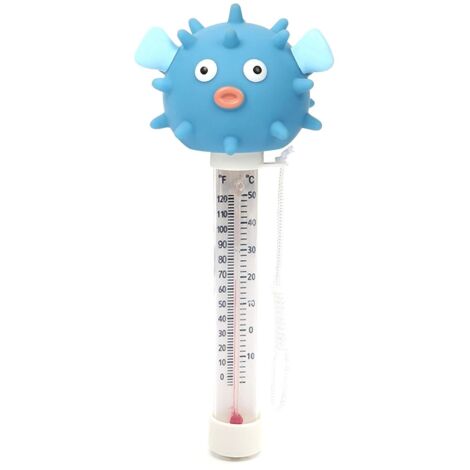 Schwimmendes Poolthermometer mit Trageschlaufe, gut lesbares Display, stoßfest für Innen- und Außenbereiche, präzise Messung