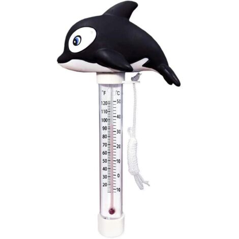 Schwimmendes Poolthermometer Tiere Poolthermometer, Delphin