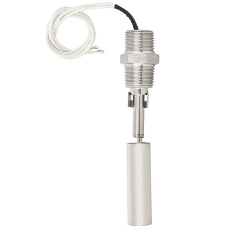 Schwimmerstandsensor aus Edelstahl 304, seitlicher Montageschalter mit 1/2-Zoll-NPT-Gewinde, für Gleichstrom 0–110 V
