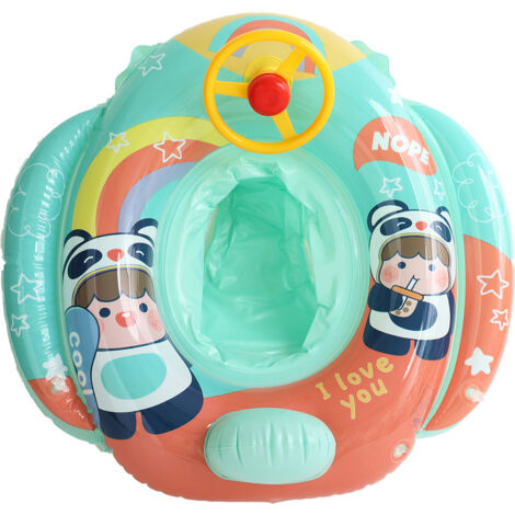 Schwimmring für Kinder – Sommer-Wasserspielzeug – Aufblasbarer Schwimmring für Kinder (1–5 Jahre) mit Pumpe