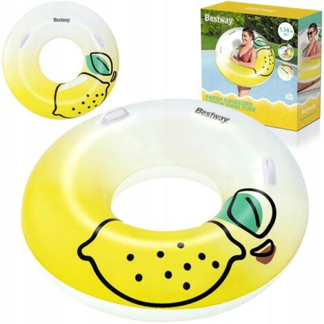 Schwimmring Zitrone Ø 99 x 31,5 cm
