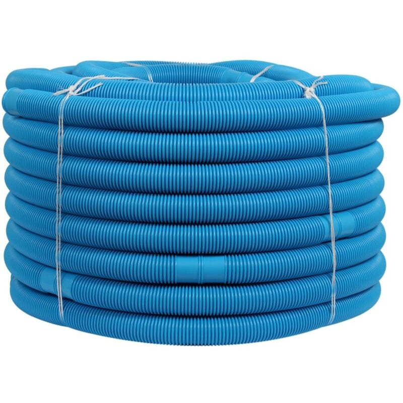 Evolution - Tuyau de piscine 21 mtr. tuyau de natation d 38 mm bleu pour système filtration