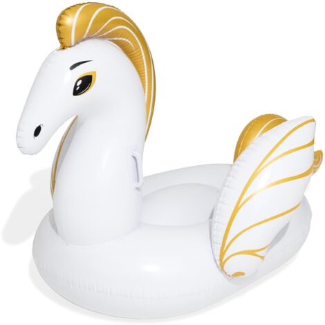 Schwimmtier Pegasus Schwimmliege Luftmatratze Bestway Lounge Ride On