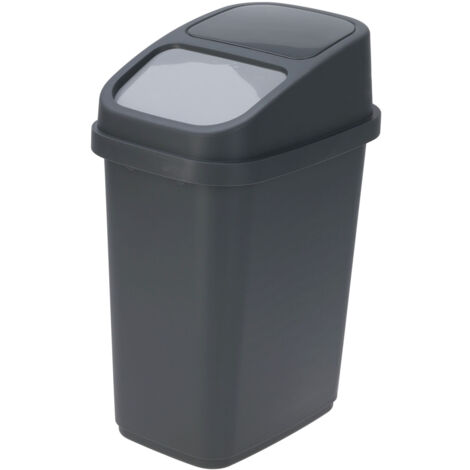 Schwingdeckeleimer 17 Liter -030002110-Anthrazit