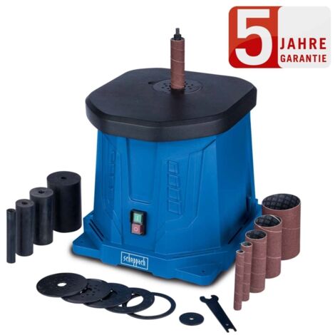 Schwingspindelschleifer mit Trommel 450W Scheppach OSM100