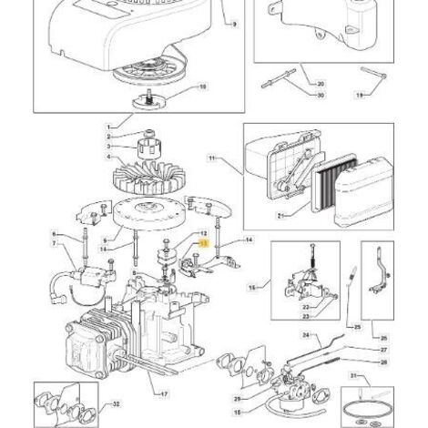 SCHWUNGRADBREMSE  E10261-366000 ORIGINAL STIGA - 118550256/0
