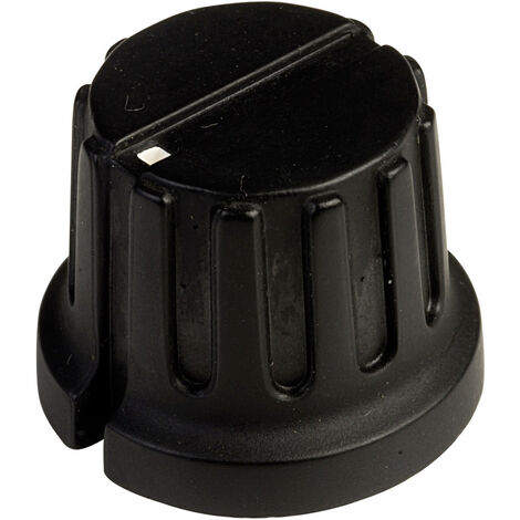 SCI PN-38C (6.4mm) PN-38C (6.4mm) Drehknopf mit Zeiger Schwarz (Ø x H) 20.3 mm x 15.6 mm 1 St.