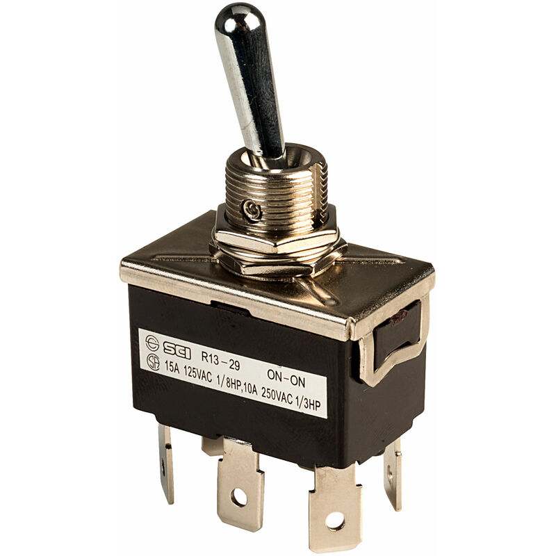 Image of R13-29B High Current dpdt On-on Toggle Switch - SCI
