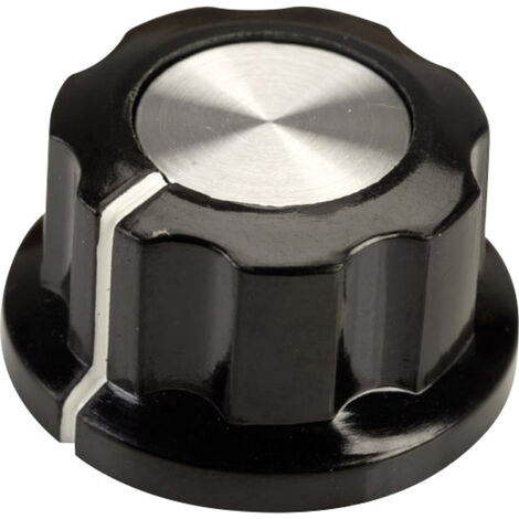 SCI RN-99E(6.4mm) RN-99E(6.4mm) Drehknopf  Schwarz, Weiß (Ø x H) 22.9 mm x 12.7 mm 1 St.