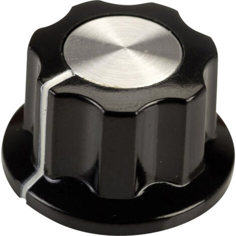 SCI RN-99F(6.4mm) RN-99F(6.4mm) Drehknopf  Schwarz, Weiß (Ø x H) 19.5 mm x 11.5 mm 1 St.
