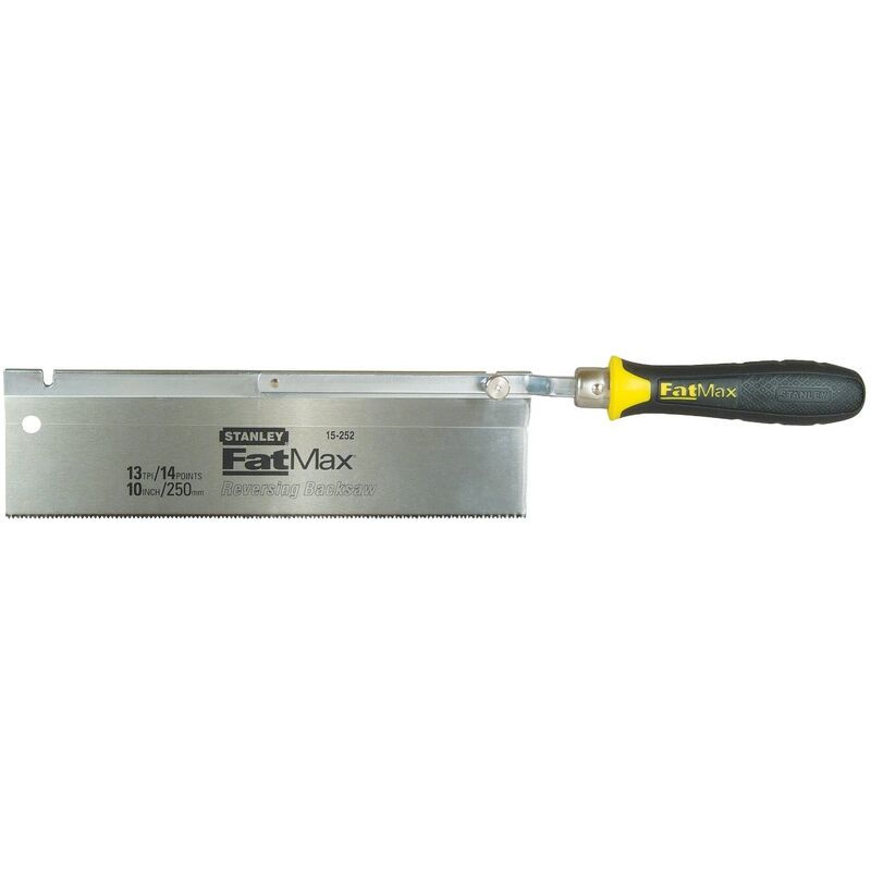 Stanley - fatmax 015252 scie à dos réversible 25 cm