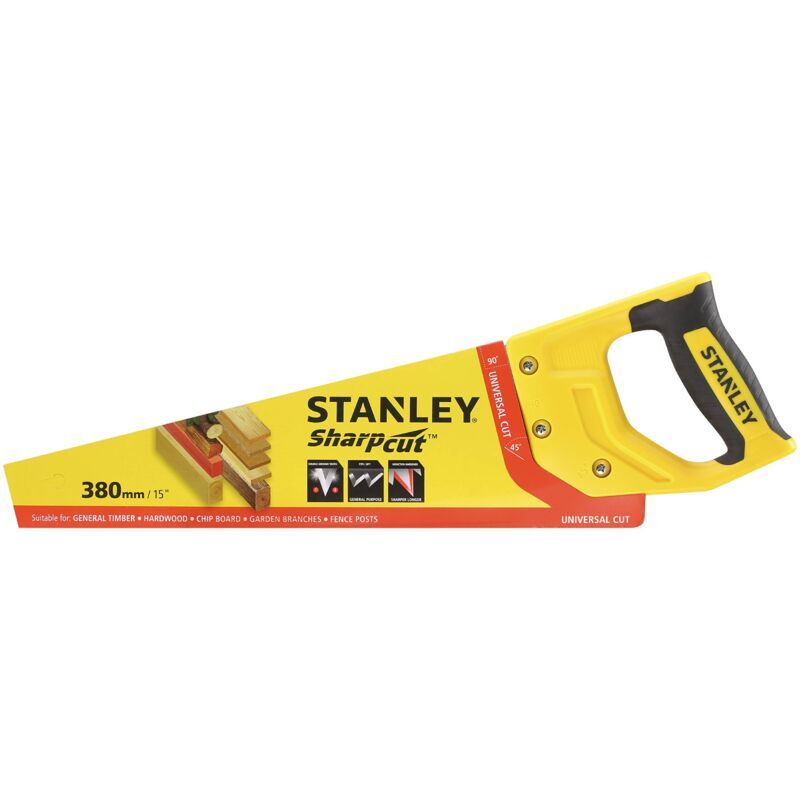 Stanley - STHT20366-1 scies égoïnes - onglet - métaux - spécifiques, multicolore, 380MM