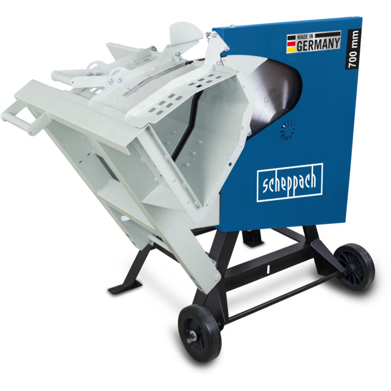 SCIE A BUCHES 700 MM PIVOTANT TRONÇONNEUSE BASCULANT HS720B - Scheppach