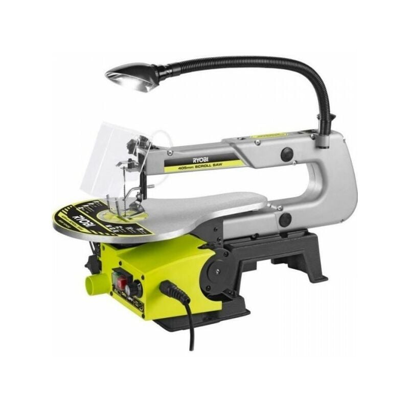 Ryobi - Scie a chantourner 70W - lame 127mm - course de lame 20mm + lame 127mm, clés de service & adaptateur pour lames - RSW12