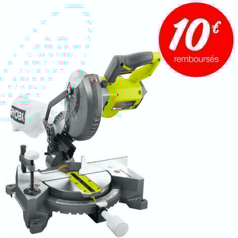 Scie à coupe d'onglets RYOBI 18 V OnePlus lame 190mm - sans batterie ni chargeur EMS190DCL