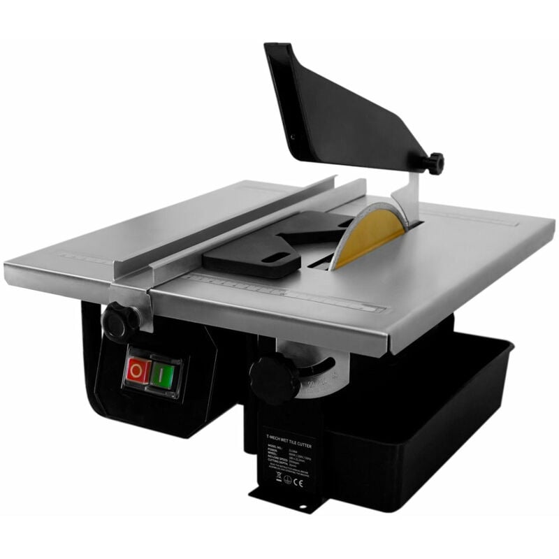 T-mech - Scie à Eau Pour Carreaux, Carrelages 600W - Table 330x360mm - Profondeur Coupe 35mm - Coupe de Carrelage Travaux Rénovation Salle de Bain