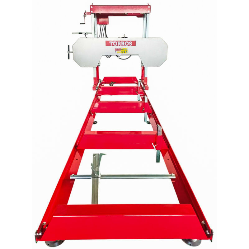Torros - Scie à grumes moteur électrique 7,5 kW 400 v - Longueur de coupe 2794 mm - Capacité diamètre ø800 mm HBZ790E