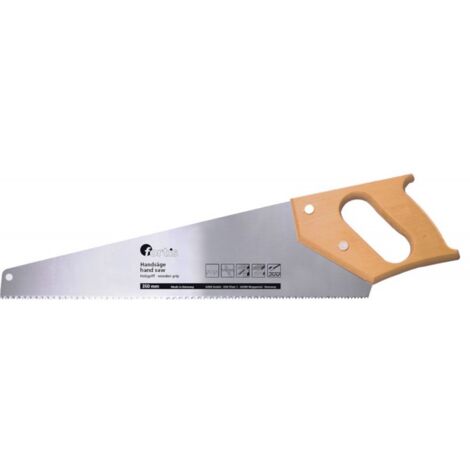 Scie a main 350mm m.manche bois FORTIS