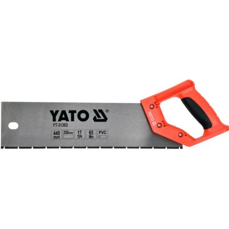 Scie à main de 350 mm pour PVC