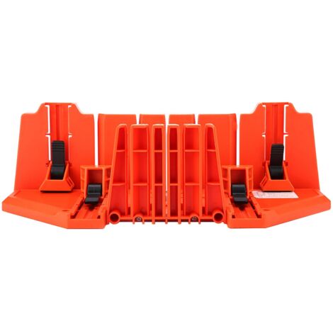 Scie à main en plastique avec boîte à onglets, outil de coupe du bois, 14 pouces, avec pince