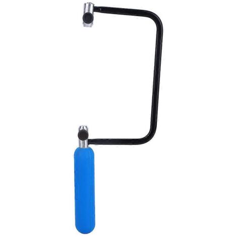 Scie à métaux réglable en forme de U, cadre en arc, outil de coupe pour la fabrication de bijoux DIY (BS300)