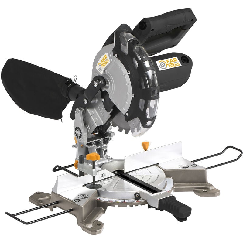Fartools - Scie à onglet fixe 1400W Ø210mm base alu