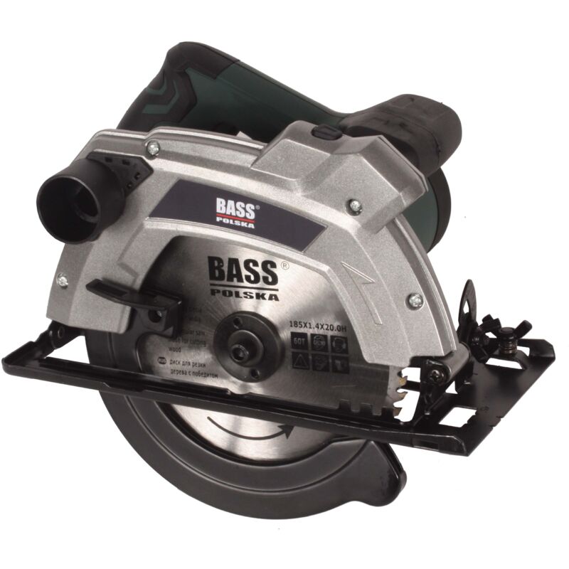 Scie à onglet pour bois avec lame de 185 mm et laser