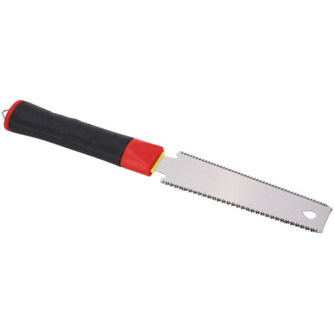 Scie à onglet professionnelle avec lame SK5 flexible pour coupes précises sur bois, outil de bricolage et menuiserie.