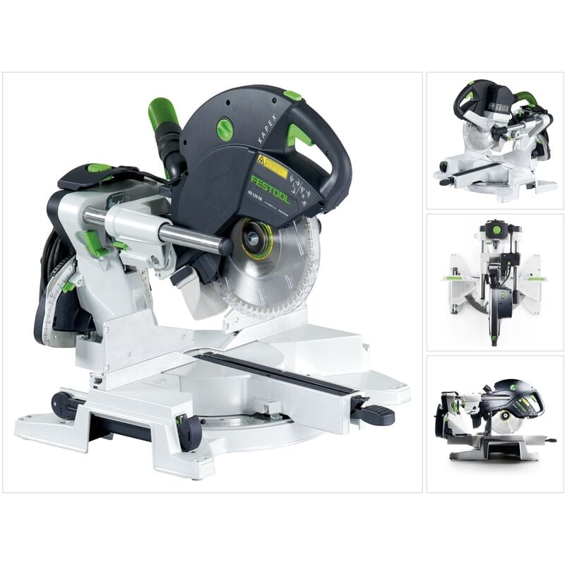 Ks 120 eb kapex Scie à onglets 1600W 260 mm ( 561283 ) + lame de scie hw - Festool