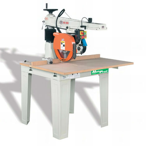 Scie radiale 406 mm – Hauteur de coupe 135 mm – Puissance 4000 W – Vitesse 2900 Tr/min – Pour bois dur et teck – Holzprofi - RAS135