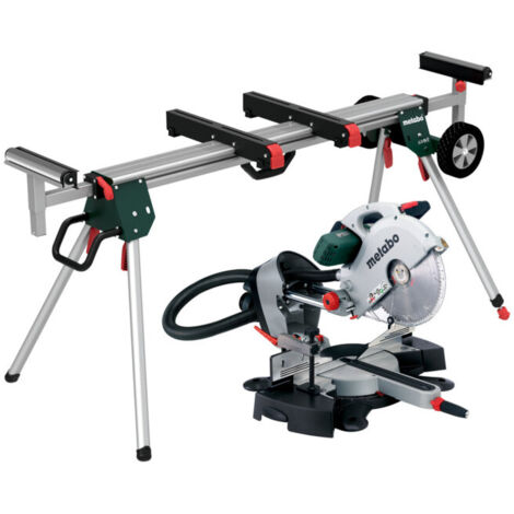 Scie à onglets Metabo KGS 315 Plus Set avec socle de machine KSU 401