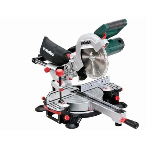 Scie à onglets radiale METABO KGSV 216 M - 1700W - Ø216mm - Avec lame et accessoires