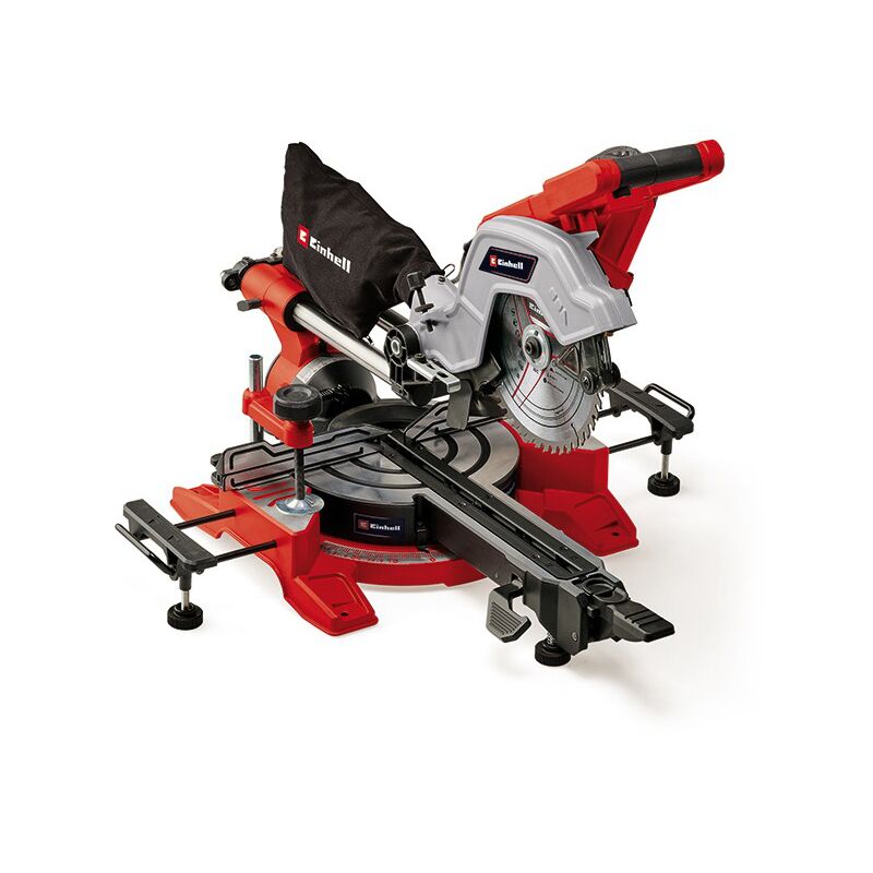 Einhell - Scie à onglet radiale te-sm 8 l Dual (1 800 w, lame de ø 216 mm, largeur de coupe 305 mm, profondeur de coupe 65 mm, laser marquant la