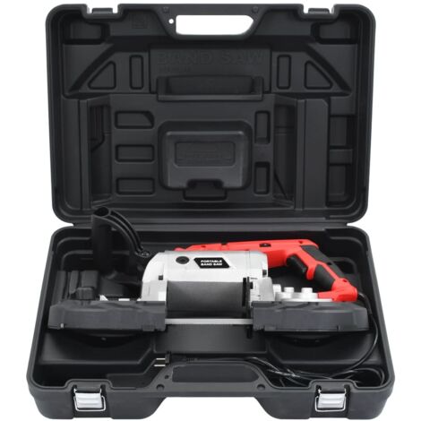 Scie à ruban avec base et mallette portable Acier CFW378374