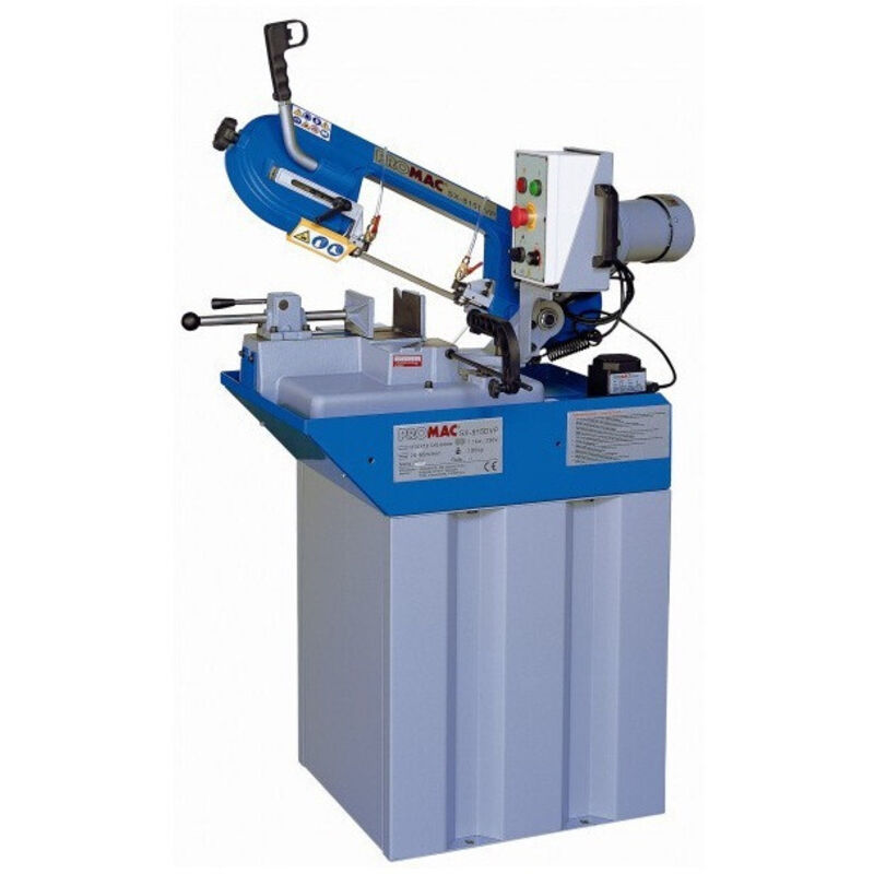 Scie A Ruban Manuelle Pour Metaux 230v Vitesse Variable Promac Sx 815dvp