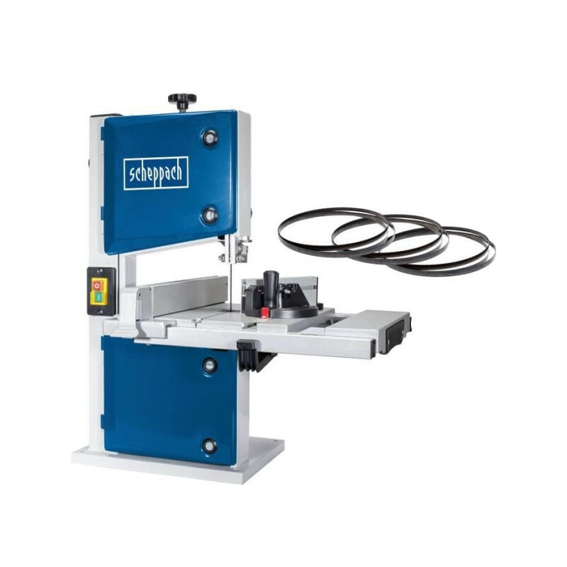 Scheppach - Scie a ruban HBS30 - 205 mm - 350W - Bois - Inclus 3 lames