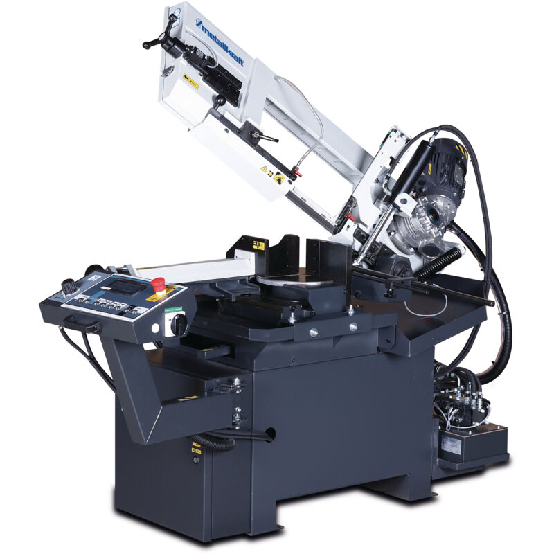 Metallkraft - Scie à ruban semi-automatique pour métaux -60/+45° capacité 230 mm 1,5 kW 400V variateur de fréquence 20-100 m/min BMBS230X280 ha-dg