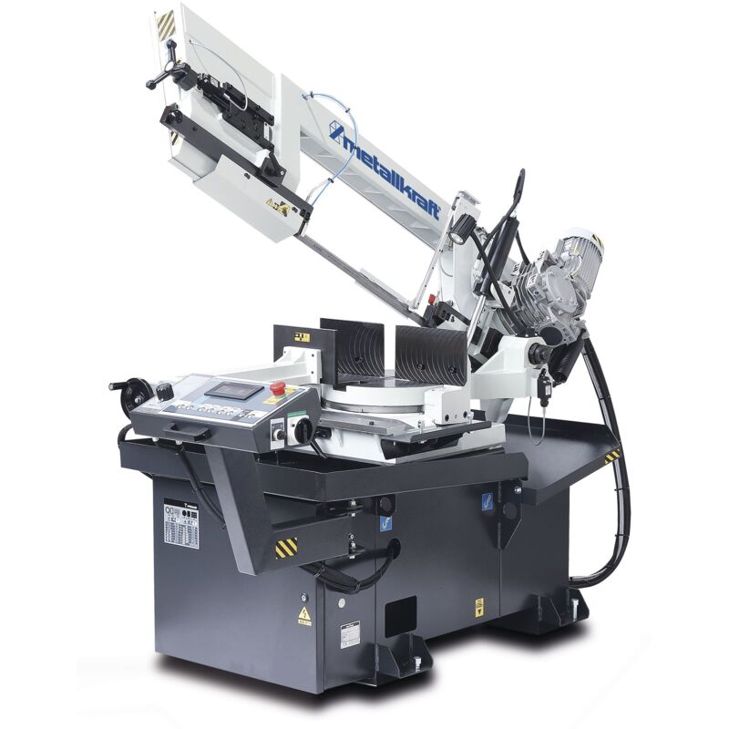 Metallkraft - Scie à ruban semi-automatique pour métaux -60/+45° capacité 300 mm 2,4 kW 400V variateur de fréquence 20-100 m/min BMBS300X320 ha-dg