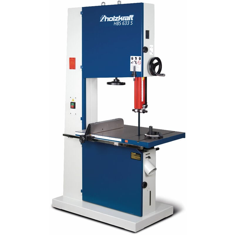 Holzkraft - Scie à ruban verticale industrielle pour le bois cap. 400x610 mm 3,75kW 400V HBS633S