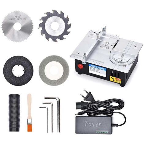 Scie à table électrique pour bricolage, modélisme et loisirs créatifs, outil de coupe, prise UE, comme illustré