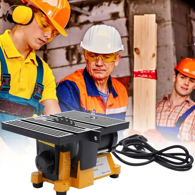 Senderpick - Scie à table Mini scie à table 4500RPM Scie à table électrique pour le travail du bois Scie à table pour le métal, le bois, le verre et